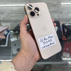 16 Pro Max Unlocked. Cash Or $50 Down W Approval 
