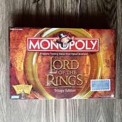 Monopoly The Lord Of The Rings Trilogy Edition 