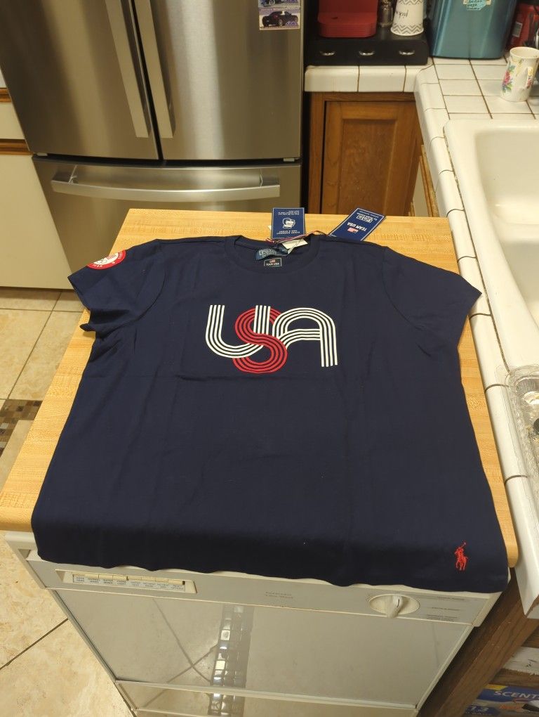 Ralph Lauren Polo Olympic t-shirts ladies size large