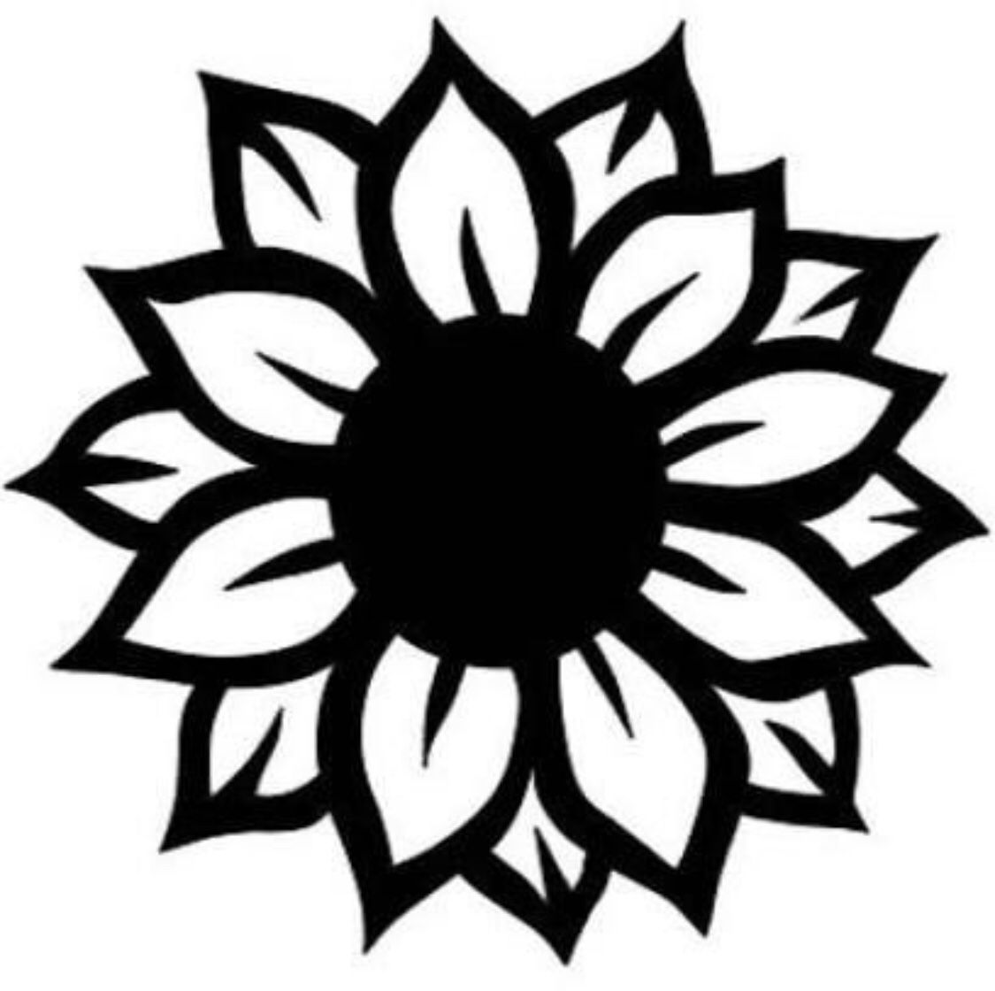 Sunflower Decal (sticker)