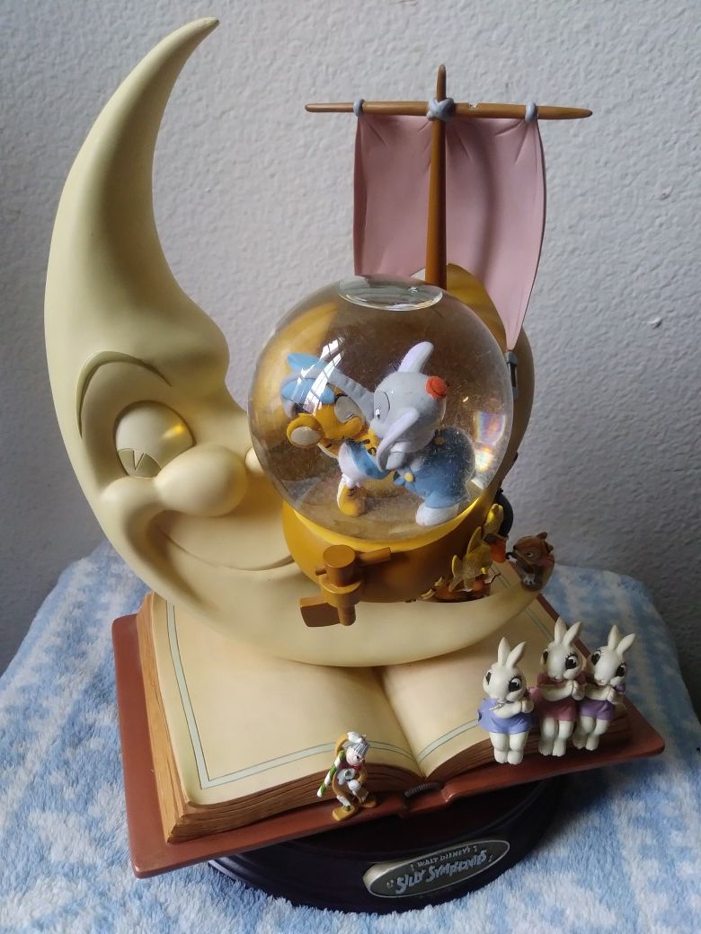 RARE Disney SILLY SYMPHONIES Figurine Statue Snow Globe
