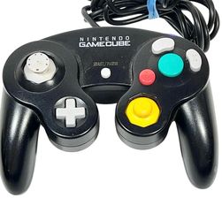 Nintendo GameCube Controller Black OEM DOL-003 GC Working