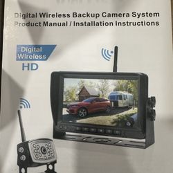 Amtifo Wireless RV Backup Camera System 7" LCD Monitor IP69 Waterproof