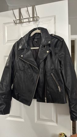 Black moto jacket