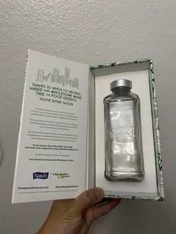 Naked Juices Collectible Glass Bottle