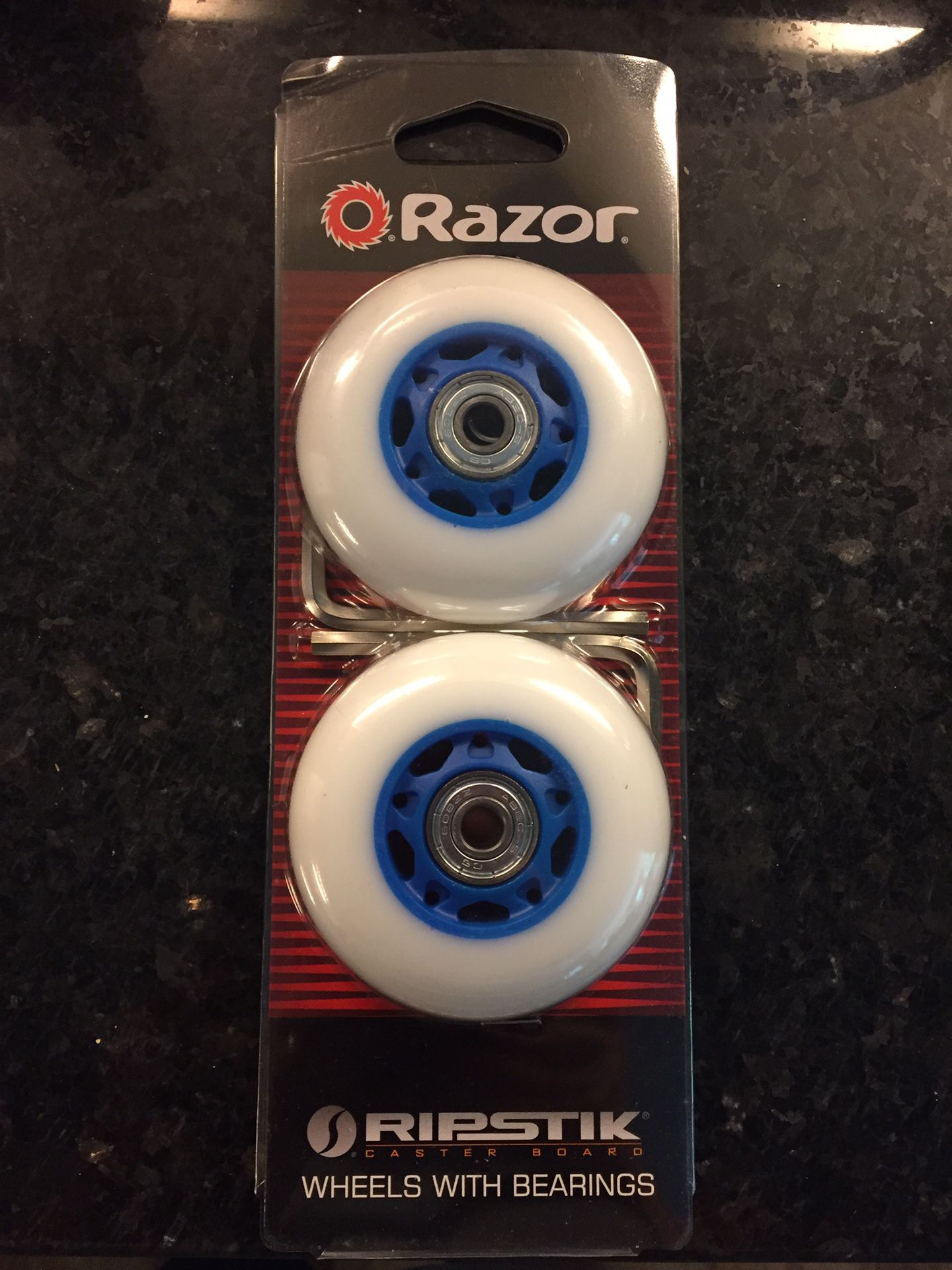 Ripstik wheels. Brand new. 76mm diameter. Does not fit mini. Fits larger size.