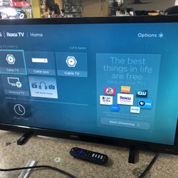 Philips 32” Roku Smart Tv With Remote
