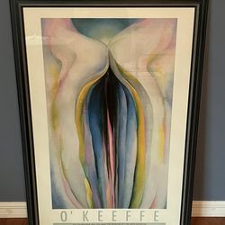 Framed Georgia O’Keeffe Print
