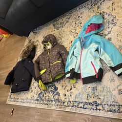 Kids Ralph Lauren Polo 4T, Tj Max Jacket 5T, Helly Henson Jacket 6 All 3 Pair For 55.00 Need Gone Today