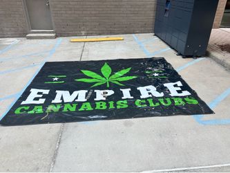 Canvas weed poster