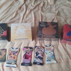 Pokemon Elite Trainer Boxes And Packs