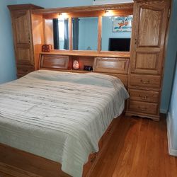 Oak Bedroom Set King Size