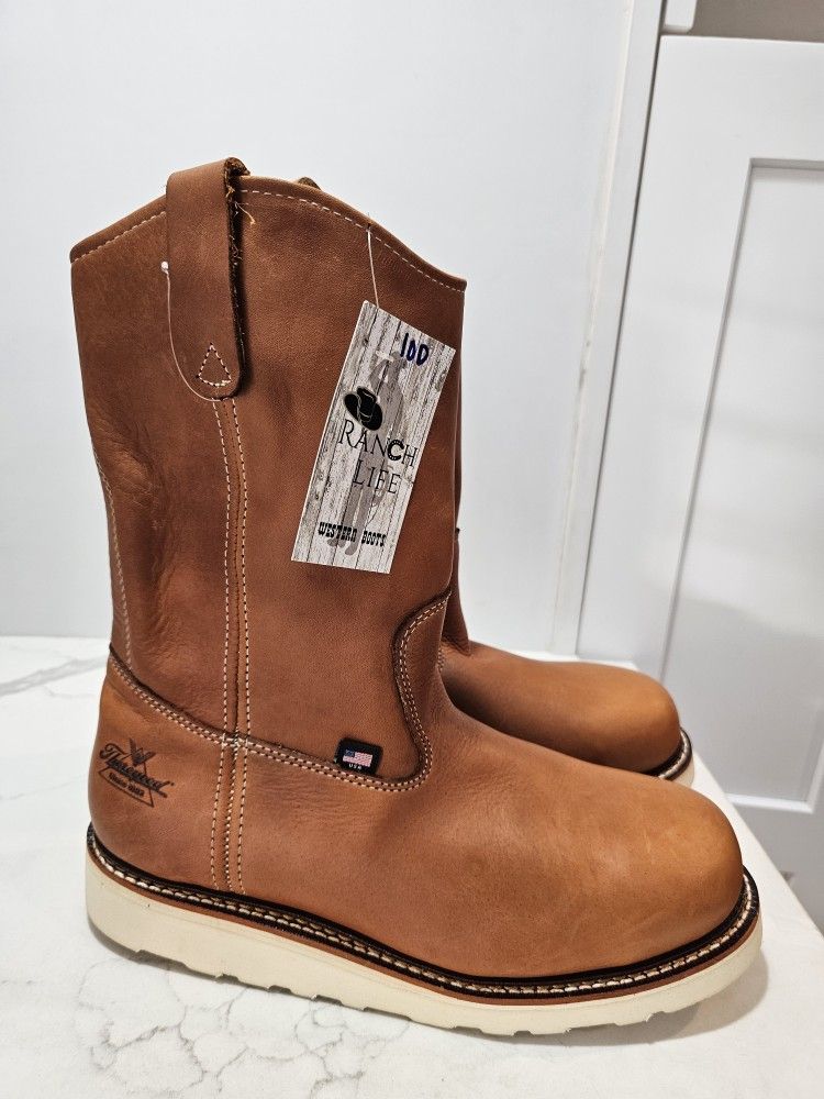 Thorogood Steel Toe Work Boots Size 10D