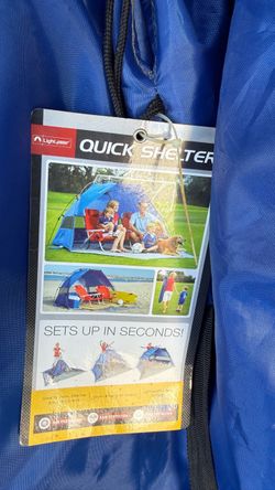 Pop Up Tent for 4 Person Family, Beach Tent Sun Shelter with UPF 50+ UV Protection & Waterproof, Lightweight & Easy Automatic Setup Portable Cabana fo