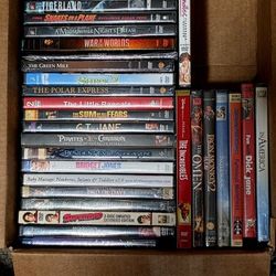 🎬 MINT / FACTORY SEALED 🎬 Premium Movie Lot (30+ DVDs/Blu-Rays)