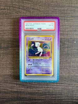 1997 Pokemon Japanese Fossil Mew Holo #151 PSA 6 EX-MT