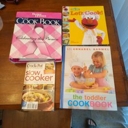4 Cookbooks Kids And Adults