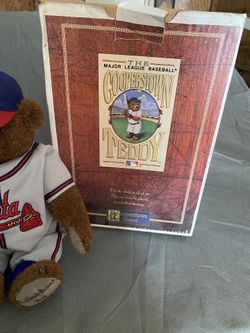 Cooperstown Teddy Bear 1993 Atlanta Braves Collectible
