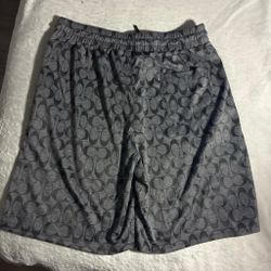 Coach Signature Monogram Shorts