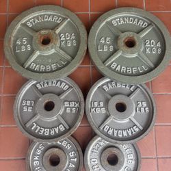 Set of Weight Plates (210lbs)