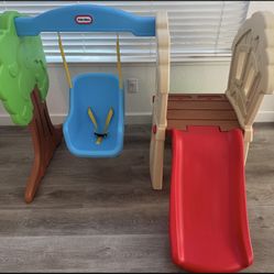 Little Tikes Hide and Seek Climber and Swing Playset