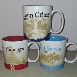 Starbucks Assortment Of Collectible Places - $10.00 EACH