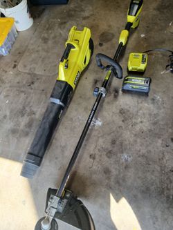 Blower and weed Wacker