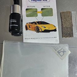 Windshield glass repair tool