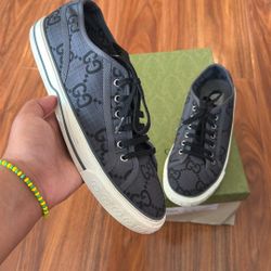 Gucci Tennis 1977  GG Monogram - Grey Black
