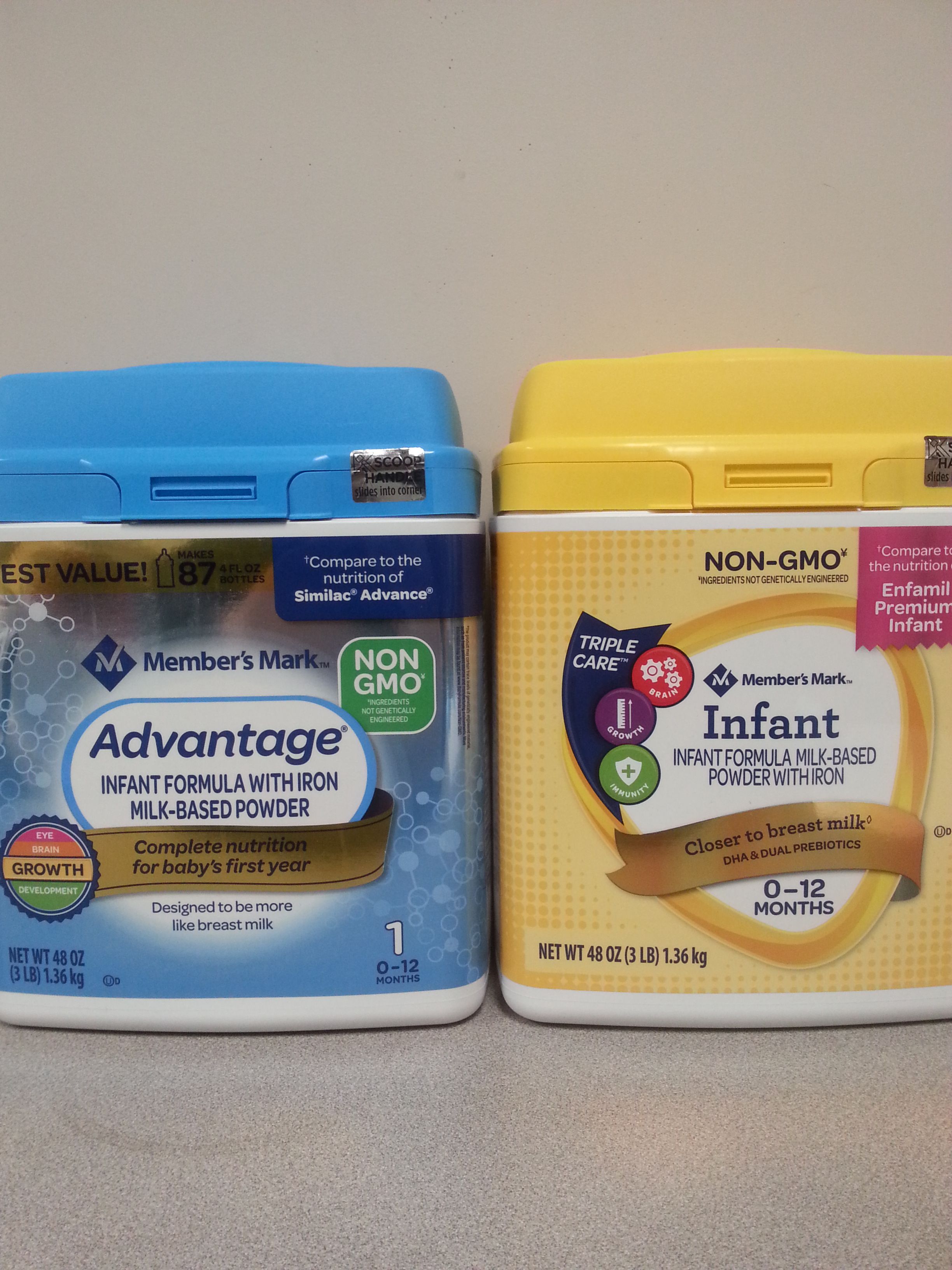 Members Mark Infant Formula 48 Oz Container