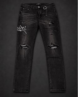 Amiri Jeans ‘Rhinestones’