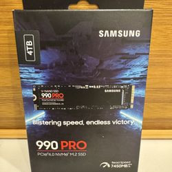4TB Samsung 990 PRO SSD PCIe 4.0 M.2 2280.