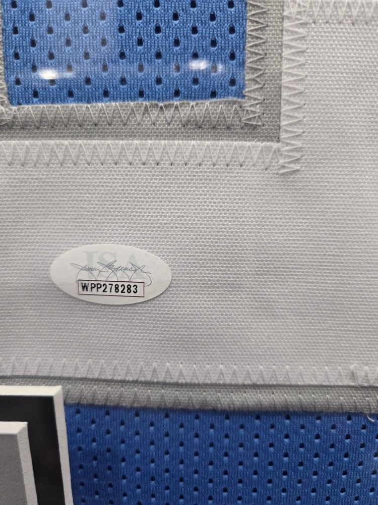 Billy Sims Detroit Lions Autograph Framed Jersey