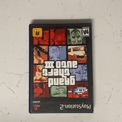 Grand Theft Auto 3 III For PlayStation 2
