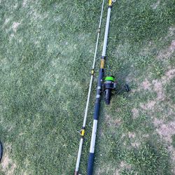 Graphite Spinning Surf Rod 12' 2PC Split Handle