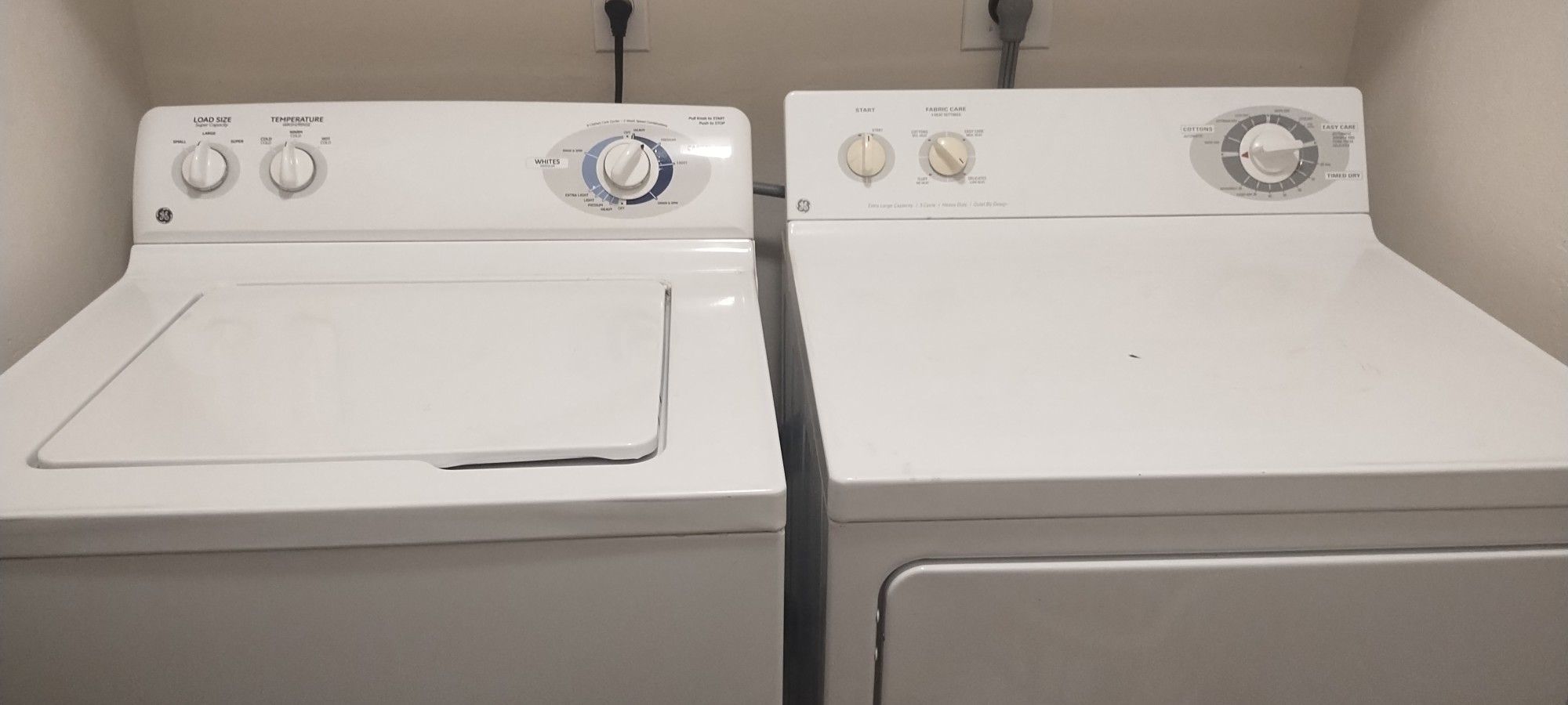 GE Electric Washer And Dryer