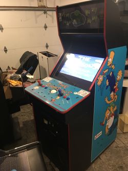Simpsons arcade game multigame has 999 games in it all the 80s and 90s classics