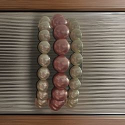 Women's Faux Pearl Stretch Bracelet Lot Of 3 Bracelets Women's Fashion