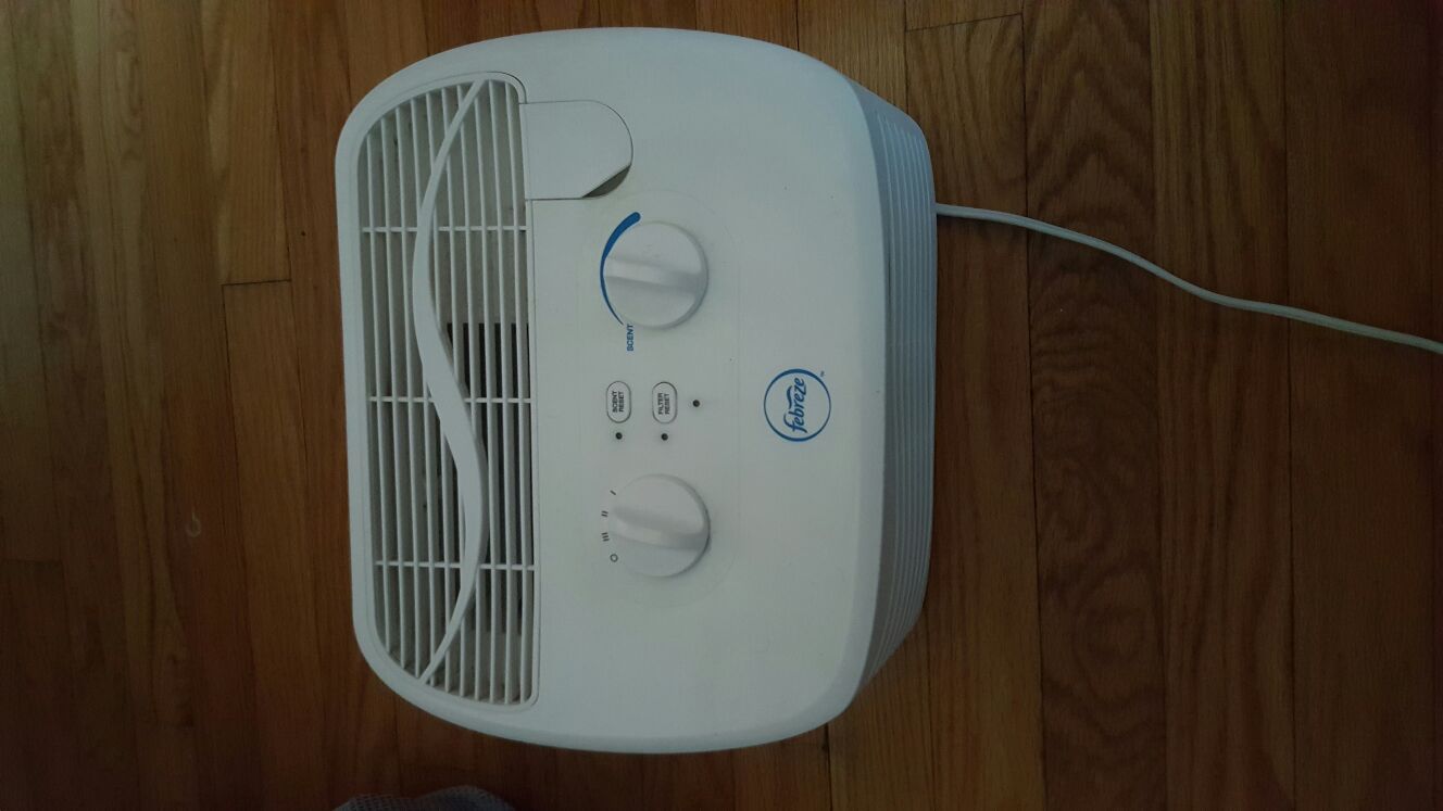 Febreze air purifier and air scent.