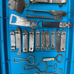 Vintage Breweriana Bottle Opener Lot – Ballantine, Krueger, Pabst, Canadian Ace, 7UP – 20+ Pieces 