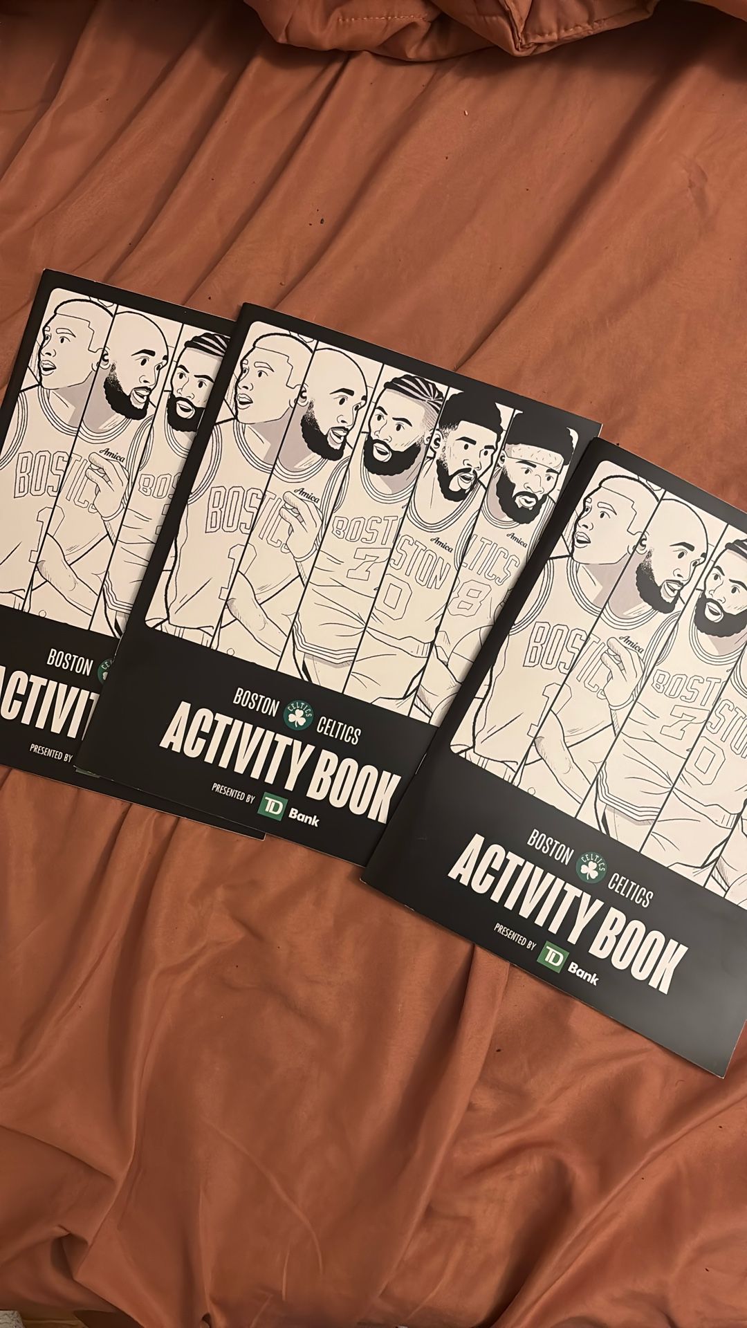 Kids Day Boston Celtics Coloring Books 