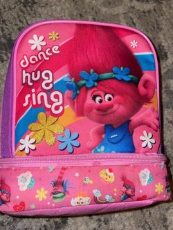 Trolls Poppy Kids Dual Compartment Lunch Bag