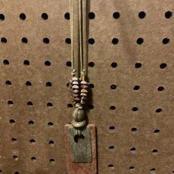 Necklace With Tribal Pendant 