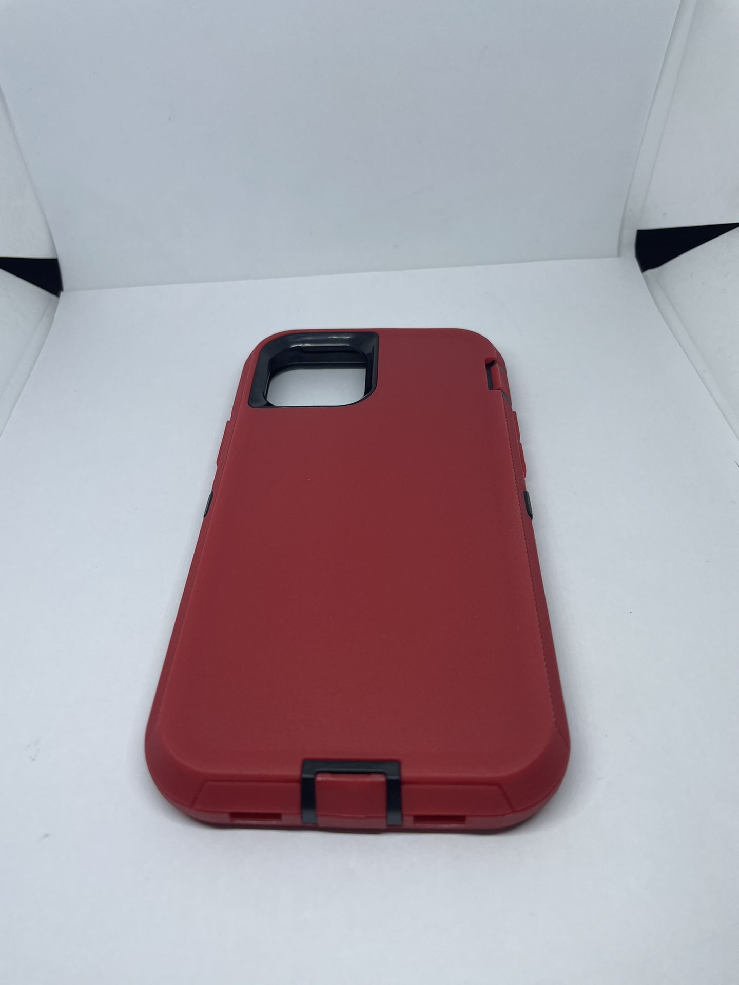 For iPhone 12 / 12 Pro Red Hard Case Cover Protector 