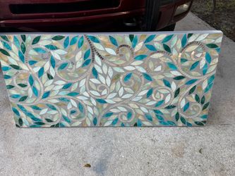 Mosaic Glass Tile Wall Art Panel 47x 24