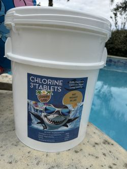 50 Lbs Chlorine Tablets Or 50 Lbs Pool Shock