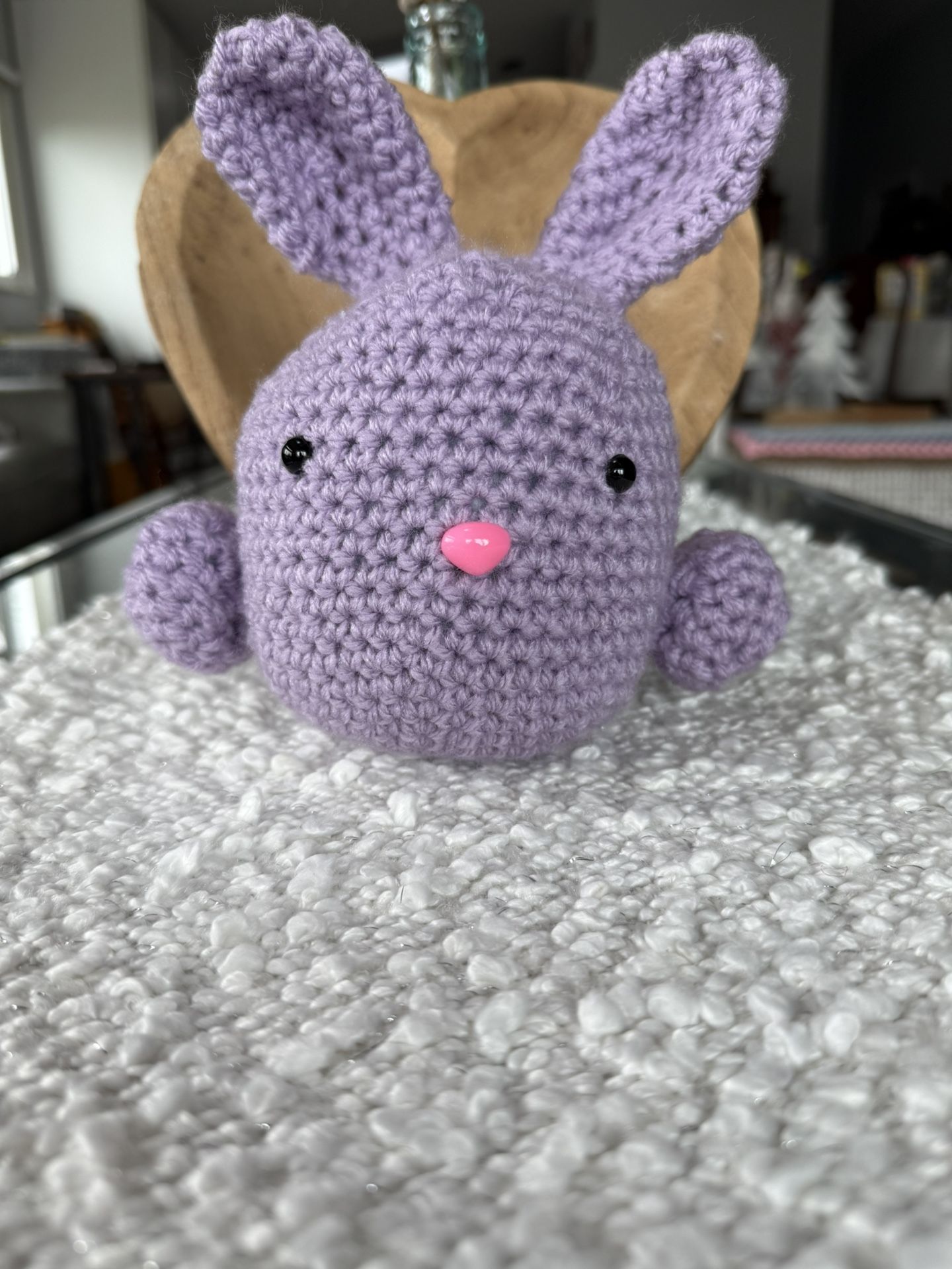 Crochet Bunny squish, Handmade
