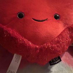 Brand New Red Valentine Light Up Soft Pillow