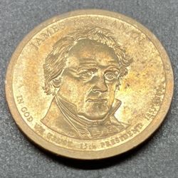 2010 James Buchanan 1$ Coin