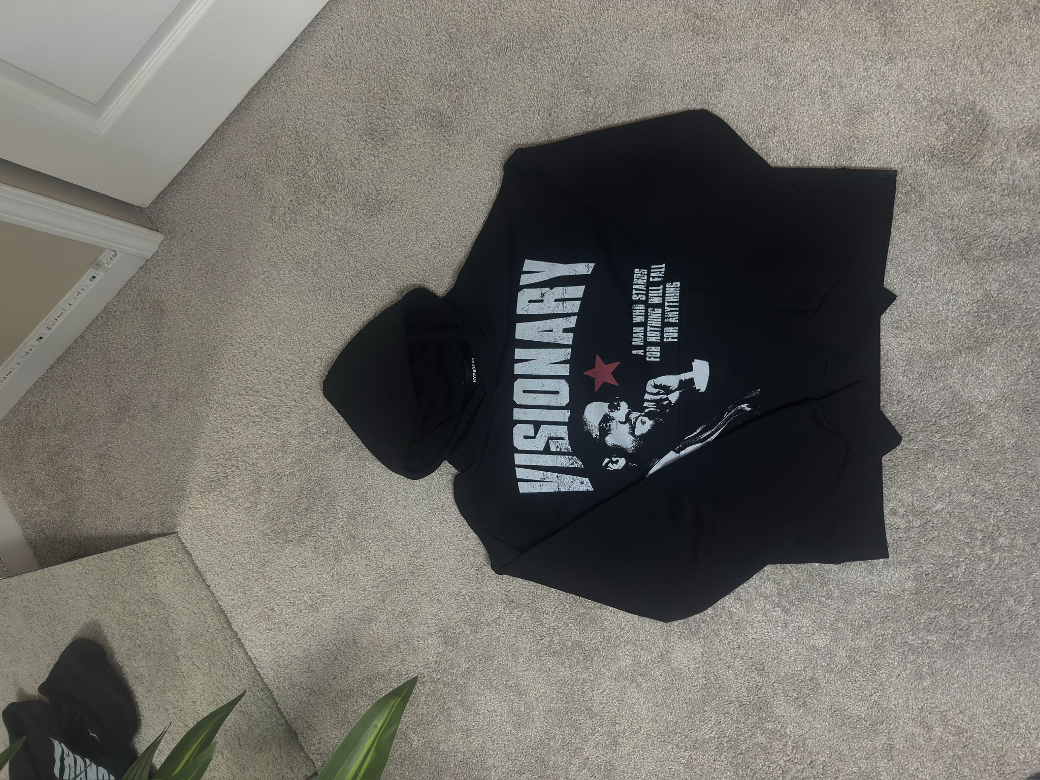 HYPEDEPT “Visionary” Malcom X pullover hoodie 